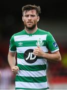 9 August 2020; Jack Byrne of Shamrock Rovers during the SSE Airtricity League Premier Division match between Derry City and Shamrock Rovers at Ryan McBride Brandywell Stadium in Derry. Photo by Stephen McCarthy/Sportsfile