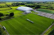 9 August 2020; A general view of the pitches, including the new Air Dome at the Connacht GAA Centre in Bekan, Mayo. It is the world's largest Air Dome at 150 metres long by 100 metres wide and 26 metres high and can accommodate a full size GAA pitch. The structure also includes a full-sized pitch, a running track and a gym. Photo by Brendan Moran/Sportsfile