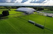 9 August 2020; A general view of the pitches, including the new Air Dome at the Connacht GAA Centre in Bekan, Mayo. It is the world's largest Air Dome at 150 metres long by 100 metres wide and 26 metres high and can accommodate a full size GAA pitch. The structure also includes a full-sized pitch, a running track and a gym. Photo by Brendan Moran/Sportsfile