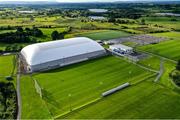 9 August 2020; A general view of the pitches, including the new Air Dome at the Connacht GAA Centre in Bekan, Mayo. It is the world's largest Air Dome at 150 metres long by 100 metres wide and 26 metres high and can accommodate a full size GAA pitch. The structure also includes a full-sized pitch, a running track and a gym. Photo by Brendan Moran/Sportsfile