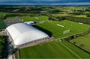 9 August 2020; A general view of the pitches, including the new Air Dome at the Connacht GAA Centre in Bekan, Mayo. It is the world's largest Air Dome at 150 metres long by 100 metres wide and 26 metres high and can accommodate a full size GAA pitch. The structure also includes a full-sized pitch, a running track and a gym. Photo by Brendan Moran/Sportsfile