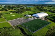 9 August 2020; A general view of the pitches, including the new Air Dome at the Connacht GAA Centre in Bekan, Mayo. It is the world's largest Air Dome at 150 metres long by 100 metres wide and 26 metres high and can accommodate a full size GAA pitch. The structure also includes a full-sized pitch, a running track and a gym. Photo by Brendan Moran/Sportsfile