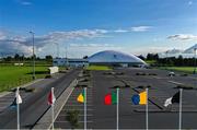 9 August 2020; A general view of the pitches, including the new Air Dome at the Connacht GAA Centre in Bekan, Mayo. It is the world's largest Air Dome at 150 metres long by 100 metres wide and 26 metres high and can accommodate a full size GAA pitch. The structure also includes a full-sized pitch, a running track and a gym. Photo by Brendan Moran/Sportsfile