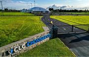 9 August 2020; A general view of the pitches, including the new Air Dome at the Connacht GAA Centre in Bekan, Mayo. It is the world's largest Air Dome at 150 metres long by 100 metres wide and 26 metres high and can accommodate a full size GAA pitch. The structure also includes a full-sized pitch, a running track and a gym. Photo by Brendan Moran/Sportsfile