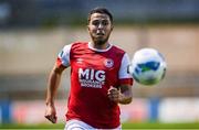 10 August 2020; David Titov of St Patrick's Athletic during the Extra.ie FAI Cup First Round match between Finn Harps and St. Patrick's Athletic at Finn Park in Ballybofey, Donegal. Photo by Stephen McCarthy/Sportsfile