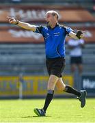 9 August 2020; Referee Justin Heffernan during the Wexford County Senior Hurling Championship Quarter-Final match between Faythe Harriers and Shelmaliers at Chadwicks Wexford Park in Wexford. Photo by Harry Murphy/Sportsfile