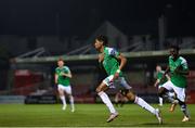 11 August 2020; Ricardo Dinanga of Cork City celebrates after scoring the match winning goal during the Extra.ie FAI Cup  First Round match between Cork City and Longford Town at Turners Cross in Cork. Photo by Eóin Noonan/Sportsfile