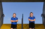 14 August 2020; Allie Heatherington, left, and Robyn Heatherington pose for a portrait during an Athlone Town women's team training session at the Athlone Town Stadium in Athlone, Westmeath. Photo by Harry Murphy/Sportsfile
