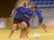 14 August 2020; Allie Heatherington, left, and Fiona Owens during an Athlone Town women's team training session at the Athlone Town Stadium in Athlone, Westmeath. Photo by Harry Murphy/Sportsfile