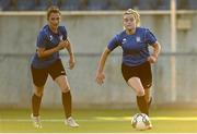 14 August 2020; Robyn Heatherington and Roisin Jacob during an Athlone Town women's team training session at the Athlone Town Stadium in Athlone, Westmeath. Photo by Harry Murphy/Sportsfile