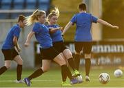 14 August 2020; Robyn Heatherington, right, and Allie Heatherington during an Athlone Town women's team training session at the Athlone Town Stadium in Athlone, Westmeath. Photo by Harry Murphy/Sportsfile