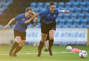 14 August 2020; Zara Lawless and Ciara McManus during an Athlone Town women's team training session at the Athlone Town Stadium in Athlone, Westmeath. Photo by Harry Murphy/Sportsfile