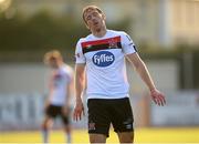14 August 2020; David McMillan of Dundalk reacts during the SSE Airtricity League Premier Division match between Dundalk and Waterford at Oriel Park in Dundalk, Louth. Photo by Stephen McCarthy/Sportsfile