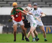 14 August 2020; Luke Murphy of James Stephens in action against Jack Nolan of O'Loughlin Gaels during the Kilkenny County Senior Hurling League Group A Round 3 match between James Stephens and O'Loughlin Gaels at UPMC Nowlan Park in Kilkenny. Photo by Matt Browne/Sportsfile