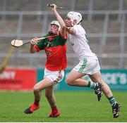 14 August 2020; Cian Kenny of James Stephens in action against Jack Nolan of O'Loughlin Gaels during the Kilkenny County Senior Hurling League Group A Round 3 match between James Stephens and O'Loughlin Gaels at UPMC Nowlan Park in Kilkenny. Photo by Matt Browne/Sportsfile