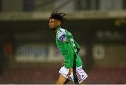 14 August 2020; Ricardo Dinanga of Cork City celebrates after scoring his side's third goal during the SSE Airtricity League Premier Division match between Cork City and Sligo Rovers at Turners Cross in Cork. Photo by Seb Daly/Sportsfile