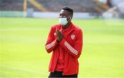 15 August 2020; Ibrahim Meite of Derry City prior to the SSE Airtricity League Premier Division match between Shelbourne and Derry City at Tolka Park in Dublin. Photo by Stephen McCarthy/Sportsfile