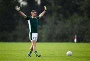 15 August 2020; Stephen Cluxton of Parnells warms-up before the Dublin County Senior 2 Football Championship Group 2 Round 3 match between Cuala and Parnells at Hyde Park in Glenageary, Dublin. Photo by Piaras Ó Mídheach/Sportsfile