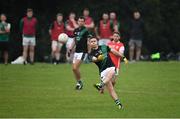 15 August 2020; Stephen Cluxton of Parnells takes a free during the Dublin County Senior 2 Football Championship Group 2 Round 3 match between Cuala and Parnells at Hyde Park in Glenageary, Dublin. Photo by Piaras Ó Mídheach/Sportsfile