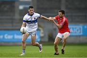 15 August 2020; Diarmuid Connolly of St Vincent's and Chris Barrett of Clontarf during the Dublin County Senior 1 Football Championship Group 3 Round 3 match between Clontarf and St. Vincent's at Parnell Park in Dublin. Photo by Ramsey Cardy/Sportsfile