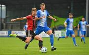15 August 2020; Kris Twardek of Bohemians in action against Sam Todd of Finn Harps during the SSE Airtricity League Premier Division match between Finn Harps and Bohemians at Finn Park in Ballybofey, Donegal. Photo by Seb Daly/Sportsfile