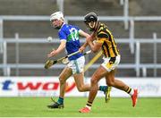 16 August 2020; Conor Mahoney of Glynn-Barntown in action against Glen Malone of Shelmaliers during the Wexford County Senior Hurling Championship Semi-Final match between Glynn-Barntown and Shelmaliers at Chadwicks Wexford Park in Wexford. Photo by Eóin Noonan/Sportsfile