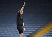 16 August 2020; Referee Michael Kennedy during the Tipperary County Senior Hurling Championship Group 3 Round 3 match between Kilruane McDonagh's and Loughmore Castleiney at Semple Stadium in Thurles, Tipperary. Photo by Piaras Ó Mídheach/Sportsfile
