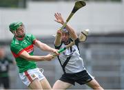 16 August 2020; Brian McGrath of Loughmore-Castleiney in action against James Cleary of Kilruane MacDonagh's during the Tipperary County Senior Hurling Championship Group 3 Round 3 match between Kilruane McDonagh's and Loughmore Castleiney at Semple Stadium in Thurles, Tipperary. Photo by Piaras Ó Mídheach/Sportsfile