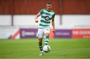 16 August 2020; Graham Burke of Shamrock Rovers during the SSE Airtricity League Premier Division match between St Patrick's Athletic and Shamrock Rovers at Richmond Park in Dublin. Photo by Stephen McCarthy/Sportsfile