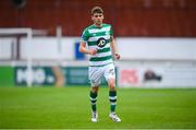 16 August 2020; Dylan Watts of Shamrock Rovers during the SSE Airtricity League Premier Division match between St Patrick's Athletic and Shamrock Rovers at Richmond Park in Dublin. Photo by Stephen McCarthy/Sportsfile