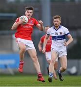 15 August 2020; Nathan Doran of Clontarf during the Dublin County Senior 1 Football Championship Group 3 Round 3 match between Clontarf and St. Vincent's at Parnell Park in Dublin. Photo by Ramsey Cardy/Sportsfile