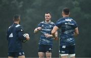 17 August 2020; James Ryan, centre, in conversation with Rob Kearney, left, and Jack Conan during Leinster Rugby squad training at UCD in Dublin. Photo by Ramsey Cardy/Sportsfile