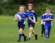 18 August 2020; Luke Morrissey, age 6, in action during the Bank of Ireland Leinster Rugby Summer Camp at Blackrock in Dublin. Photo by Matt Browne/Sportsfile