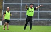 16 August 2020; Mountbellew/Moylough manager Val Daly during the Galway County Senior Football Championship Group 2 match between Mícheál Breathnachs and Mountbellew/Moylough at Pearse Stadium in Galway. Photo by Ramsey Cardy/Sportsfile