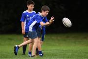 18 August 2020; Conor Fahy, age 11, in action during the Bank of Ireland Leinster Rugby Summer Camp at Blackrock in Dublin. Photo by Matt Browne/Sportsfile