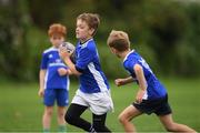 18 August 2020; Sam Hearty, age 9, in action during the Bank of Ireland Leinster Rugby Summer Camp at Blackrock in Dublin. Photo by Matt Browne/Sportsfile