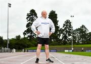 18 August 2020; Frank Greally, who fifty years ago today set a 10,000 metres National Junior record of 30:17, at the launch of 'Gratitude Road', a walk from Ballyhaunis in Mayo, via the Coombe Women & Infants University Hospital, to The Morton Stadium in Santry, Dublin. Photo by Eóin Noonan/Sportsfile