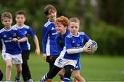 18 August 2020; Eathan McCloskey, age 9, in action during the Bank of Ireland Leinster Rugby Summer Camp at Blackrock in Dublin. Photo by Matt Browne/Sportsfile