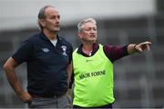 16 August 2020; Borris-Ileigh manager Johnny Kelly, right, with selector Philip Kenny during the Tipperary County Senior Hurling Championship Group 4 Round 3 match between Borris-Ileigh and Upperchurch-Drombane at Semple Stadium in Thurles, Tipperary. Photo by Piaras Ó Mídheach/Sportsfile