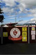 18 August 2020; A general view outside the stadium prior to the SSE Airtricity League Premier Division match between Sligo Rovers and Waterford at The Showgrounds in Sligo. Photo by Harry Murphy/Sportsfile
