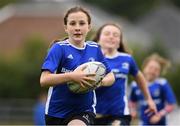 19 August 2020; Sophie Villing, age 10, in action during the Bank of Ireland Leinster Rugby Summer Camp at Navan in Meath. Photo by Matt Browne/Sportsfile