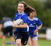 19 August 2020; Emma O'Rourke, age 11, in action during the Bank of Ireland Leinster Rugby Summer Camp at Navan in Meath. Photo by Matt Browne/Sportsfile