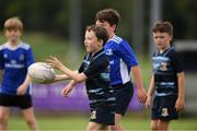 19 August 2020; Sam Friel, age 9, in action during the Bank of Ireland Leinster Rugby Summer Camp at Navan in Meath. Photo by Matt Browne/Sportsfile