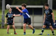 19 August 2020; Killian Fagan, age 9, in action during the Bank of Ireland Leinster Rugby Summer Camp at Navan in Meath. Photo by Matt Browne/Sportsfile