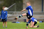 19 August 2020; Paudie Reilly, age 8, in action during the Bank of Ireland Leinster Rugby Summer Camp at Navan in Meath. Photo by Matt Browne/Sportsfile