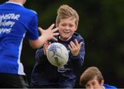 20 August 2020; Riley Murray, age 11, in action during the Bank of Ireland Leinster Rugby Summer Camp at Greystones in Wicklow. Photo by Matt Browne/Sportsfile