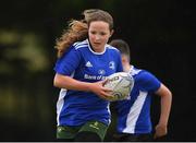 20 August 2020; Robyn O'Malley, age 11, in action during the Bank of Ireland Leinster Rugby Summer Camp at Greystones in Wicklow. Photo by Matt Browne/Sportsfile