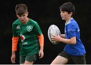 20 August 2020; Ethan O'Neill, age 11, in action during the Bank of Ireland Leinster Rugby Summer Camp at Greystones in Wicklow. Photo by Matt Browne/Sportsfile