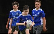 20 August 2020; James Murphy, age 11, in action during the Bank of Ireland Leinster Rugby Summer Camp at Greystones in Wicklow. Photo by Matt Browne/Sportsfile