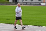 18 August 2020; Frank Greally, who fifty years ago today set a 10,000 metres National Junior record of 30:17 at the launch of 'Gratitude Road', a walk from Ballyhaunis in Mayo, via the Coombe Women & Infants University Hospital, to The Morton Stadium, Santry in Dublin. Photo by Ray McManus/Sportsfile